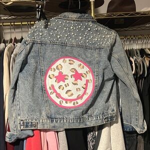 Custom Hand Painted Denim Jacket